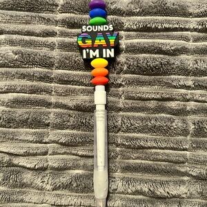 Rainbow Pride Mechanical Pencil with Fun Topper